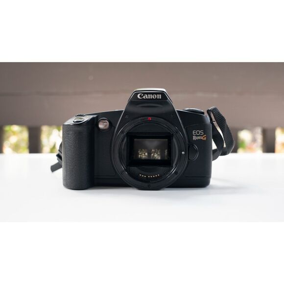 Canon EOS Rebel G 35mm Zoom Film Camera w/ 35-80mm +‎ 100-300mm + Flash - Picture 16 of 16